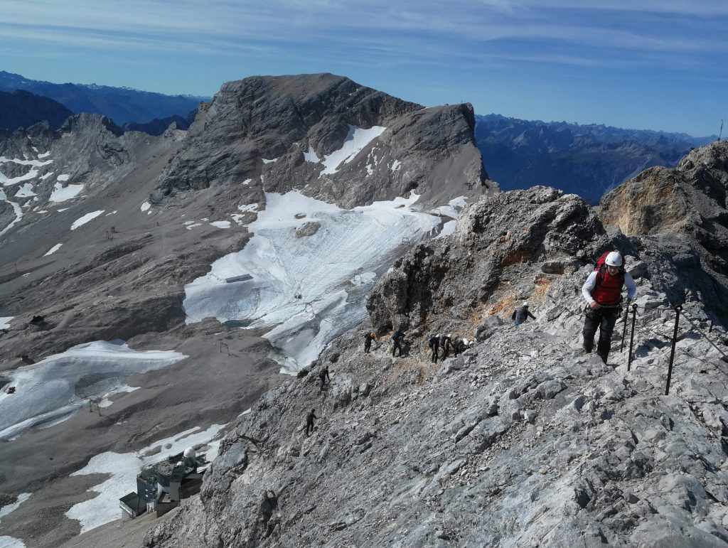 Zugspitze über das Gatterl