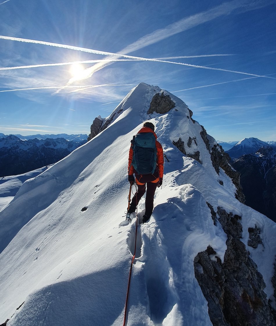 Mittenwalder Höhenweg Winterbegehung